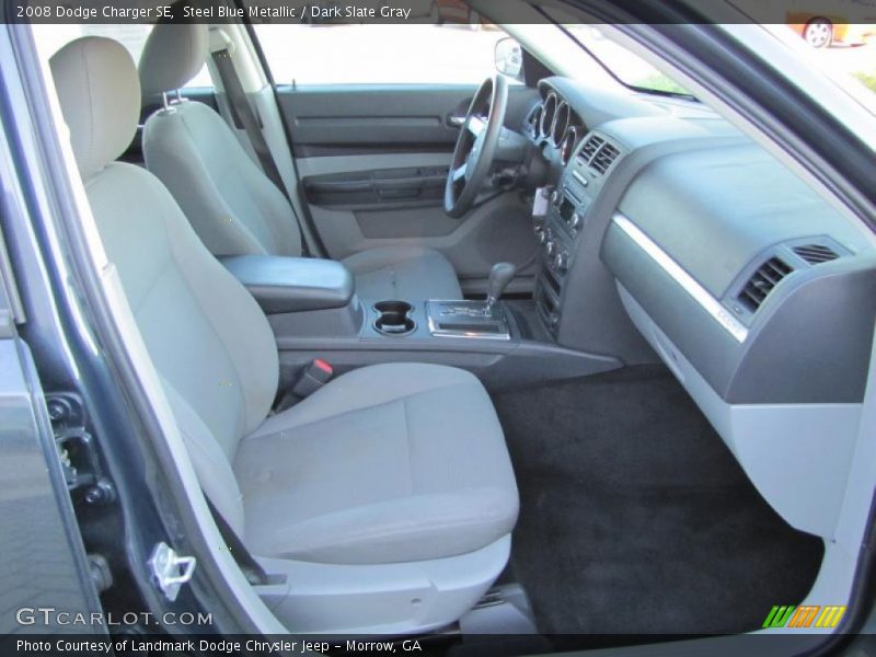 Steel Blue Metallic / Dark Slate Gray 2008 Dodge Charger SE