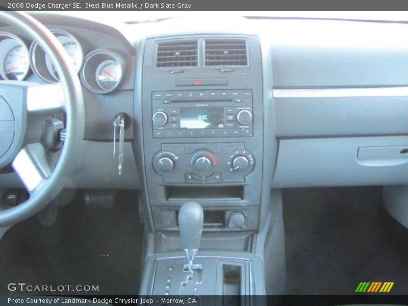 Steel Blue Metallic / Dark Slate Gray 2008 Dodge Charger SE