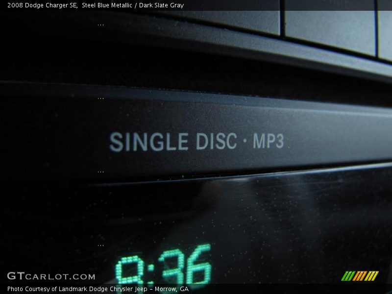 Steel Blue Metallic / Dark Slate Gray 2008 Dodge Charger SE
