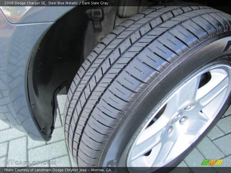 Steel Blue Metallic / Dark Slate Gray 2008 Dodge Charger SE