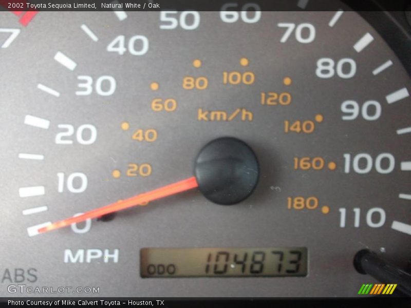 Natural White / Oak 2002 Toyota Sequoia Limited