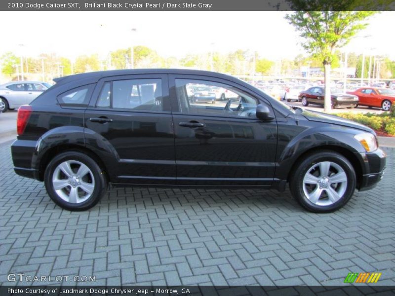 Brilliant Black Crystal Pearl / Dark Slate Gray 2010 Dodge Caliber SXT
