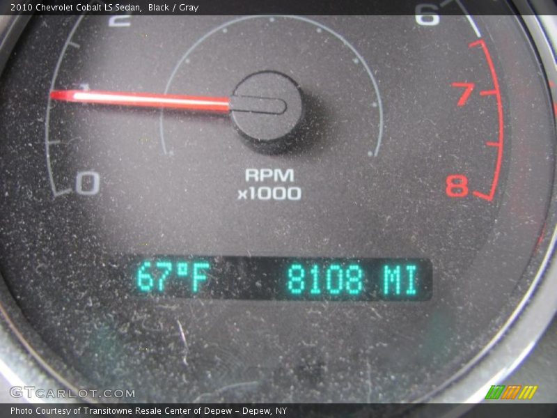 Black / Gray 2010 Chevrolet Cobalt LS Sedan