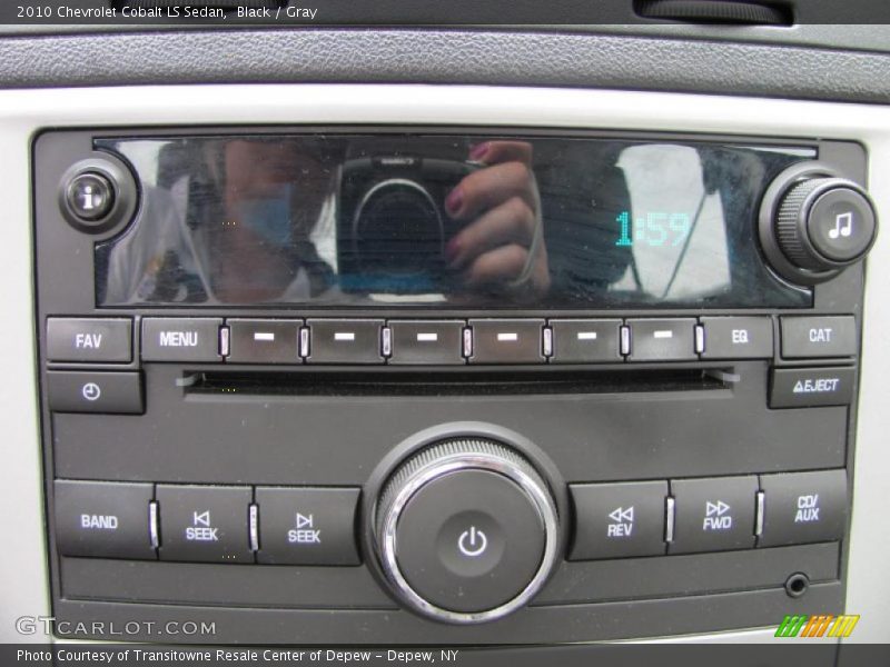 Black / Gray 2010 Chevrolet Cobalt LS Sedan