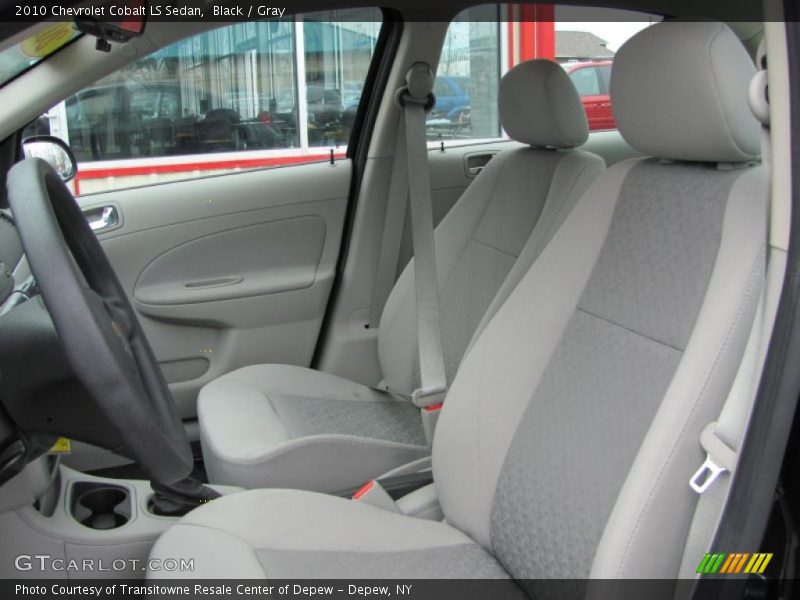 Black / Gray 2010 Chevrolet Cobalt LS Sedan