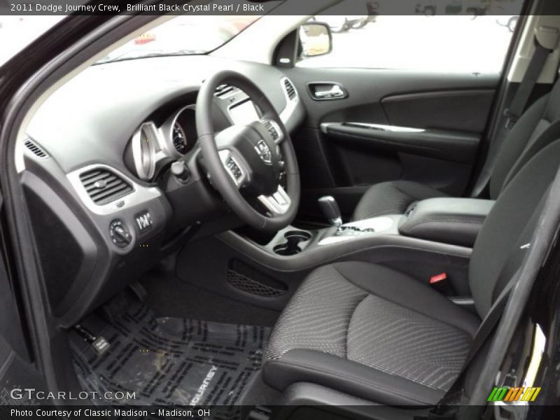  2011 Journey Crew Black Interior