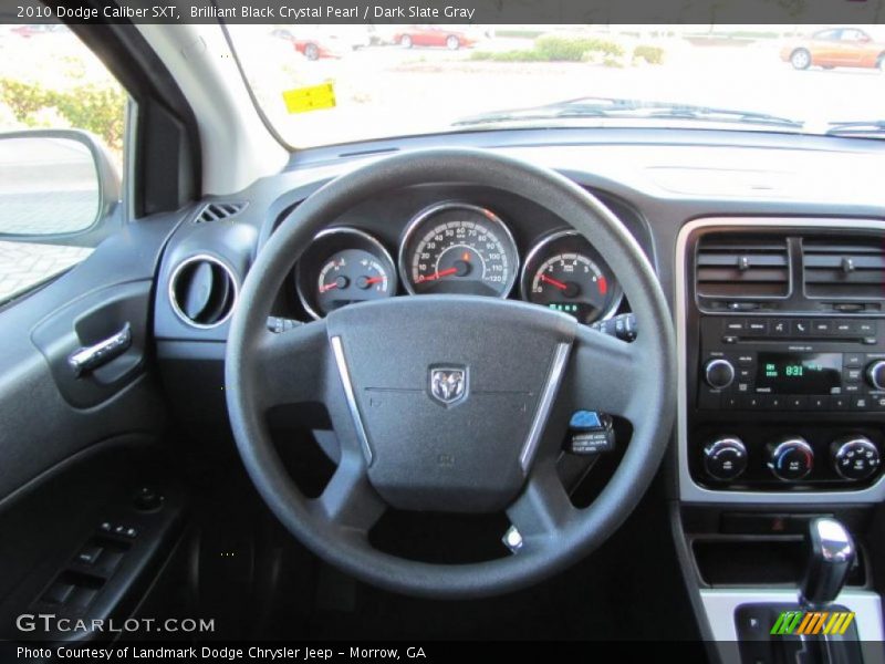 Brilliant Black Crystal Pearl / Dark Slate Gray 2010 Dodge Caliber SXT