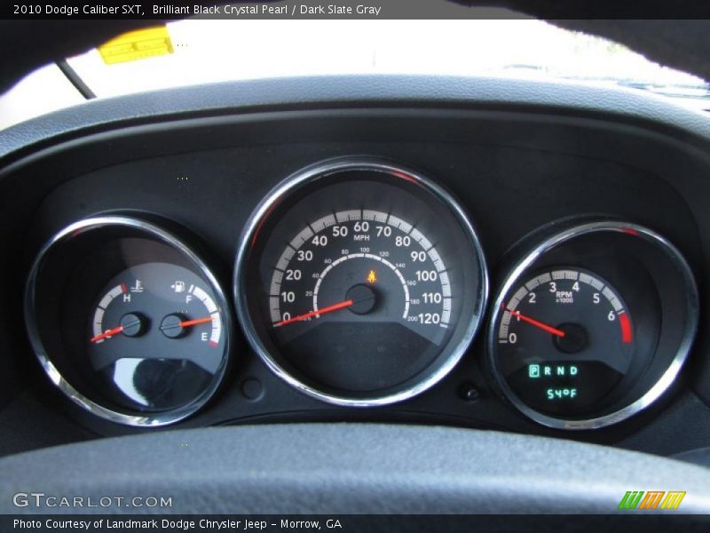 Brilliant Black Crystal Pearl / Dark Slate Gray 2010 Dodge Caliber SXT