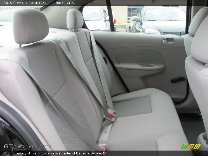 Black / Gray 2010 Chevrolet Cobalt LS Sedan