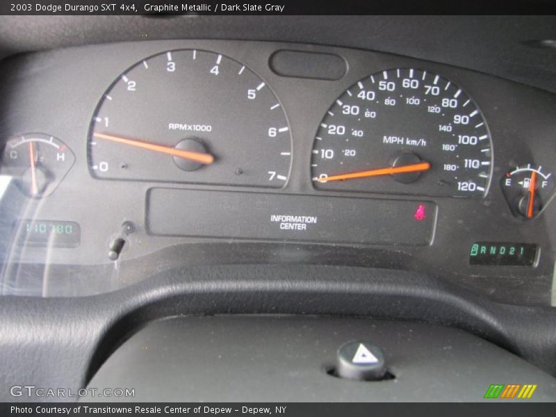 Graphite Metallic / Dark Slate Gray 2003 Dodge Durango SXT 4x4