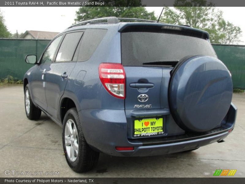 Pacific Blue Metallic / Sand Beige 2011 Toyota RAV4 I4