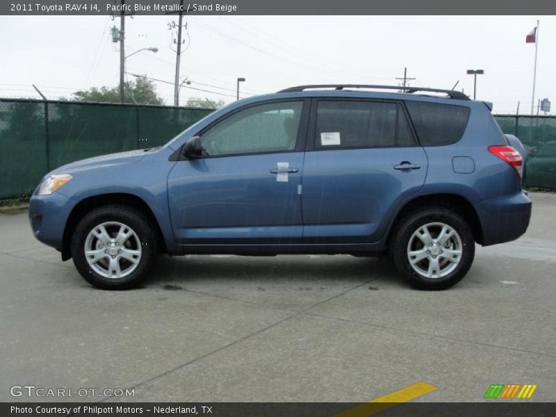 Pacific Blue Metallic / Sand Beige 2011 Toyota RAV4 I4