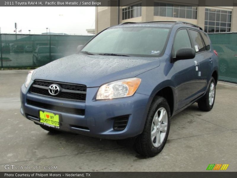 Pacific Blue Metallic / Sand Beige 2011 Toyota RAV4 I4