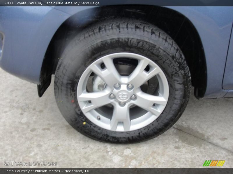 Pacific Blue Metallic / Sand Beige 2011 Toyota RAV4 I4