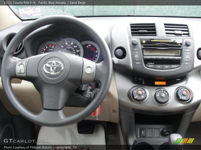 Pacific Blue Metallic / Sand Beige 2011 Toyota RAV4 I4