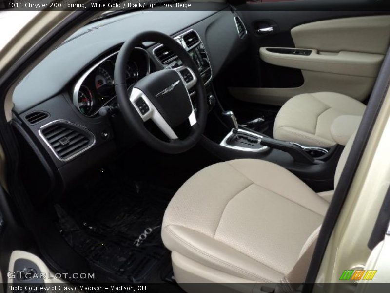  2011 200 Touring Black/Light Frost Beige Interior