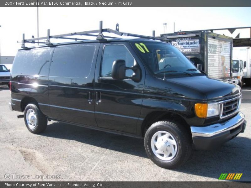 Black / Medium Flint Grey 2007 Ford E Series Van E150 Commercial