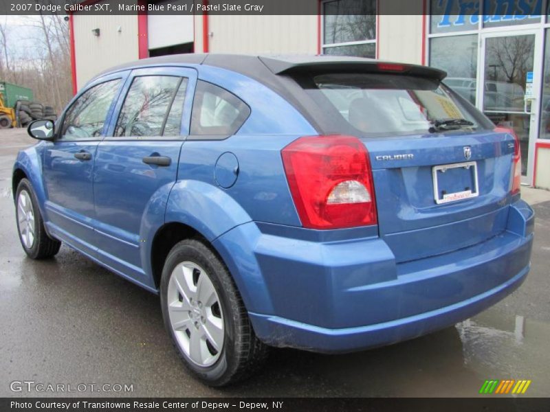 Marine Blue Pearl / Pastel Slate Gray 2007 Dodge Caliber SXT