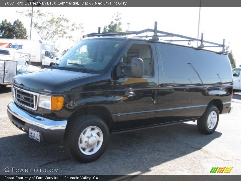 Black / Medium Flint Grey 2007 Ford E Series Van E150 Commercial