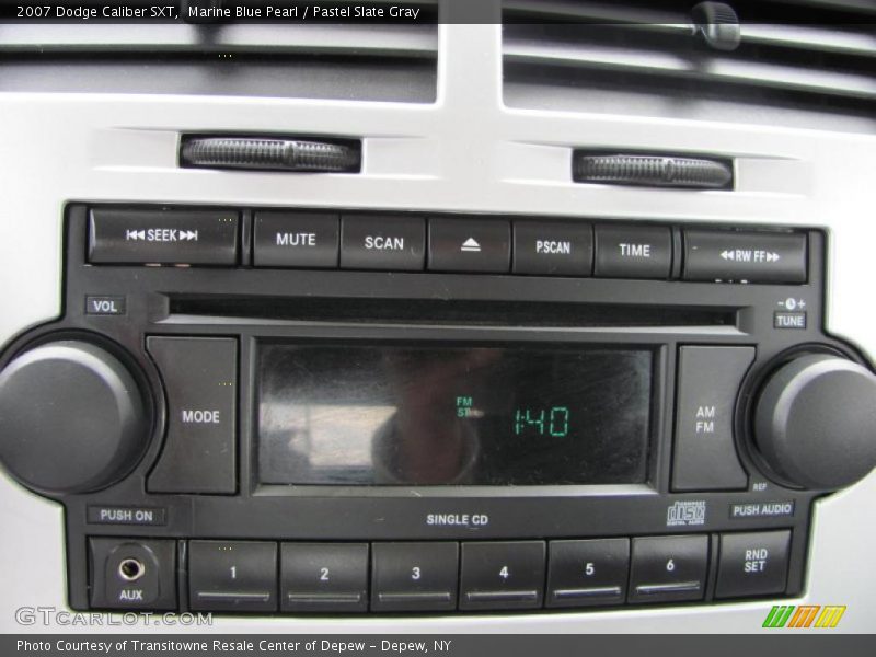 Marine Blue Pearl / Pastel Slate Gray 2007 Dodge Caliber SXT