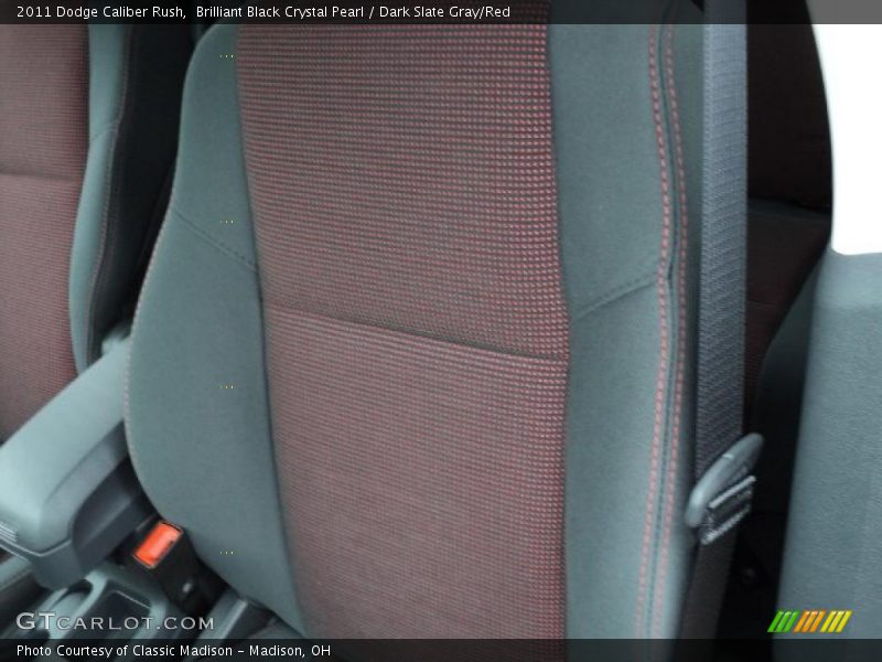  2011 Caliber Rush Dark Slate Gray/Red Interior