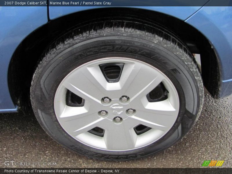 Marine Blue Pearl / Pastel Slate Gray 2007 Dodge Caliber SXT
