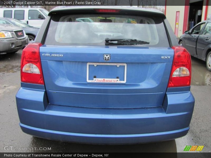 Marine Blue Pearl / Pastel Slate Gray 2007 Dodge Caliber SXT
