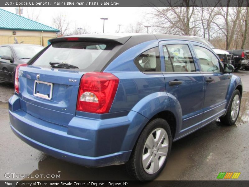Marine Blue Pearl / Pastel Slate Gray 2007 Dodge Caliber SXT