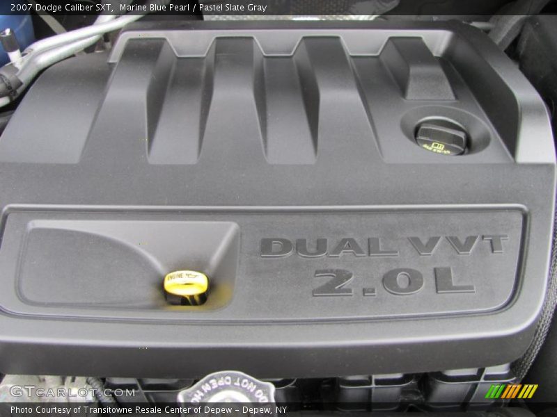 Marine Blue Pearl / Pastel Slate Gray 2007 Dodge Caliber SXT