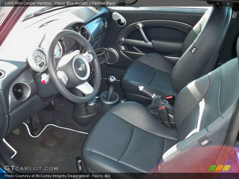 Hyper Blue Metallic / Panther Black 2006 Mini Cooper Hardtop