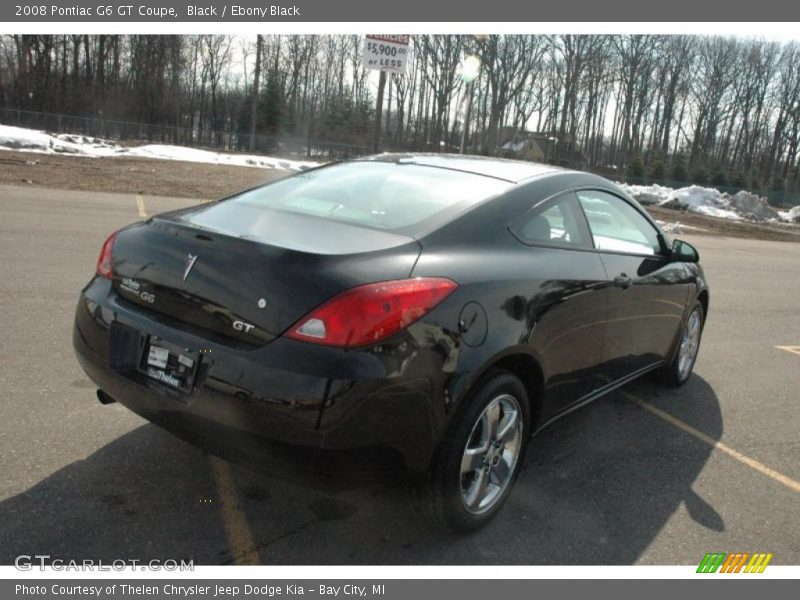 Black / Ebony Black 2008 Pontiac G6 GT Coupe