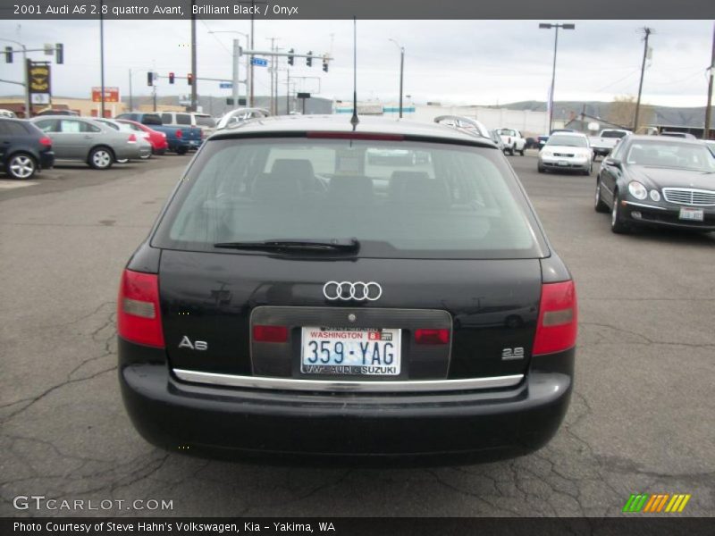 Brilliant Black / Onyx 2001 Audi A6 2.8 quattro Avant