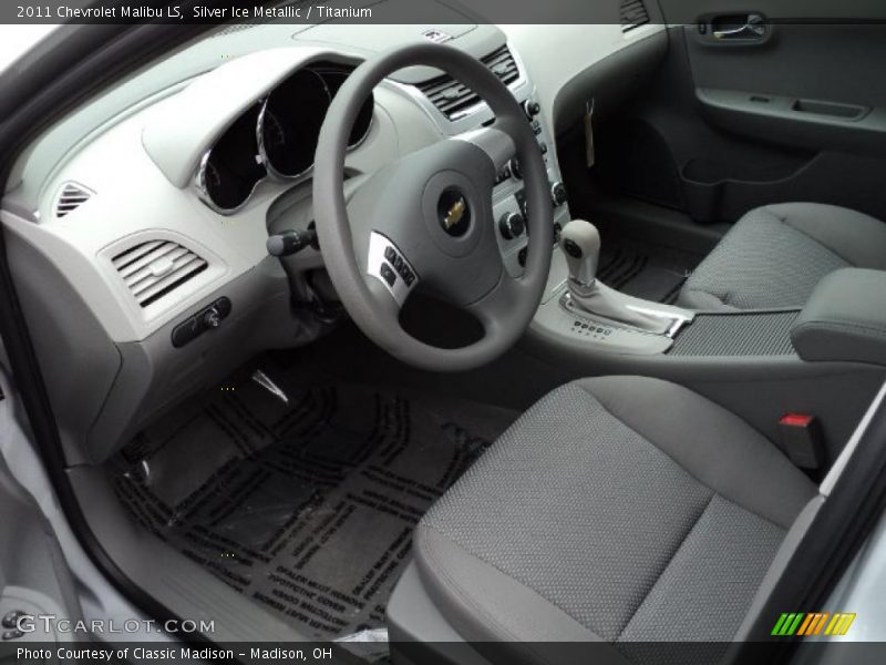 Silver Ice Metallic / Titanium 2011 Chevrolet Malibu LS