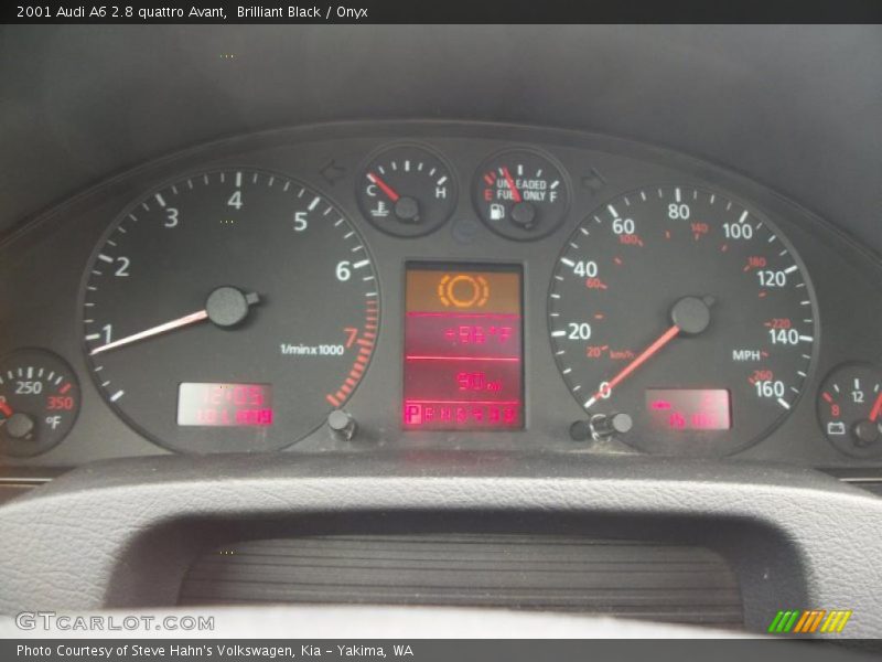 Brilliant Black / Onyx 2001 Audi A6 2.8 quattro Avant