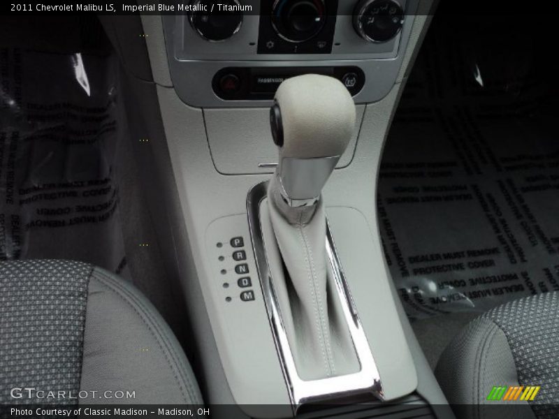 Imperial Blue Metallic / Titanium 2011 Chevrolet Malibu LS