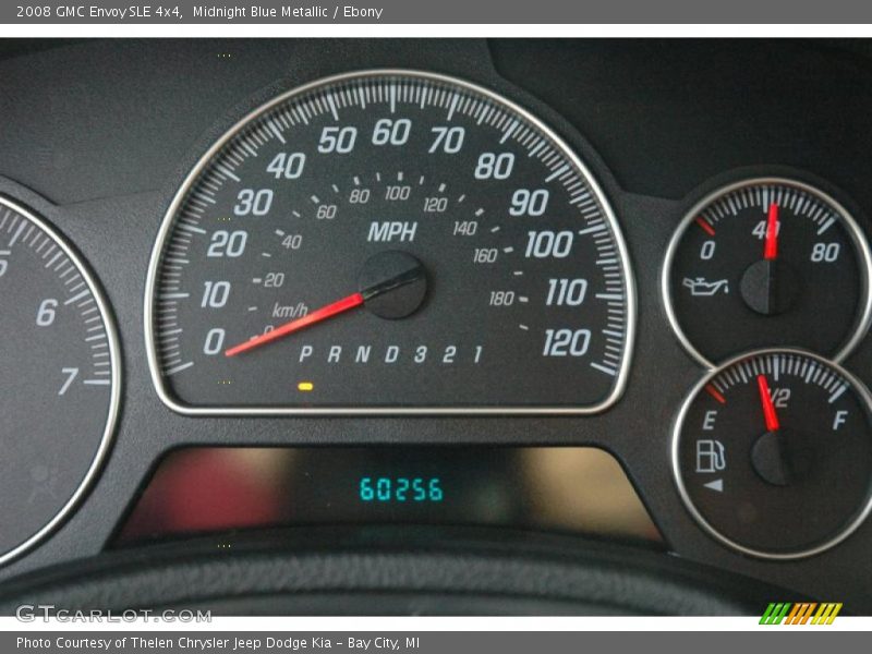 Midnight Blue Metallic / Ebony 2008 GMC Envoy SLE 4x4