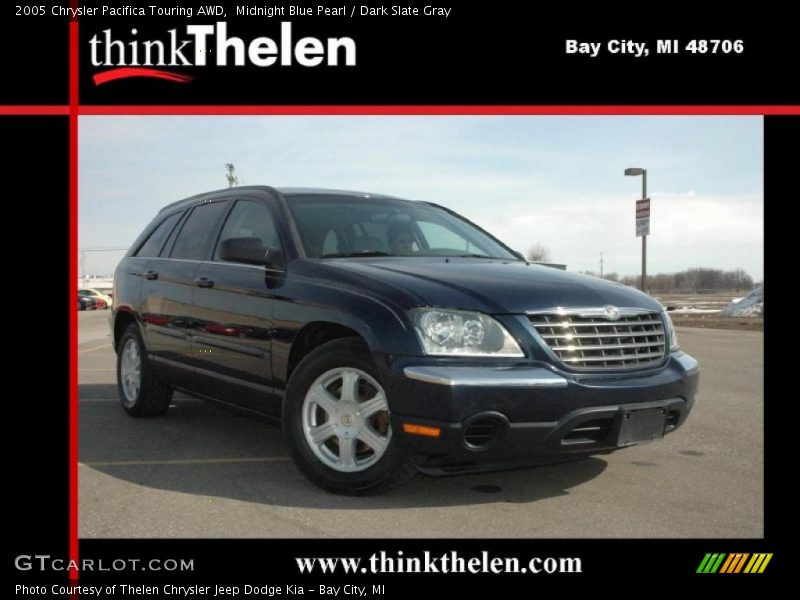 Midnight Blue Pearl / Dark Slate Gray 2005 Chrysler Pacifica Touring AWD