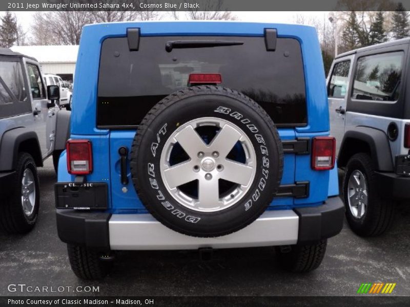 Cosmos Blue / Black 2011 Jeep Wrangler Unlimited Sahara 4x4