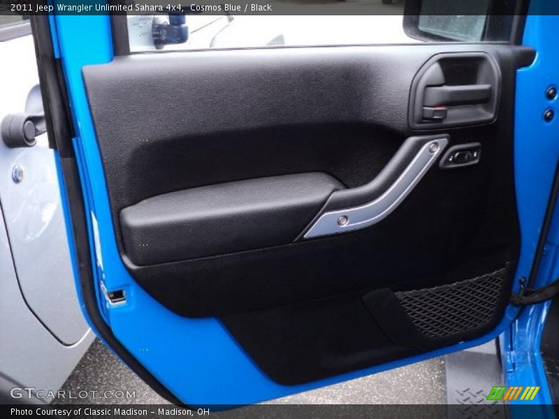 Cosmos Blue / Black 2011 Jeep Wrangler Unlimited Sahara 4x4