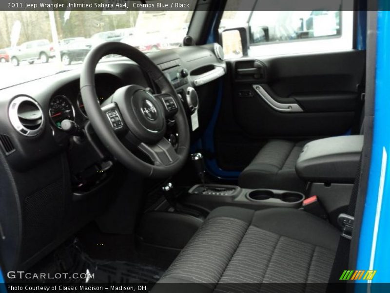 Cosmos Blue / Black 2011 Jeep Wrangler Unlimited Sahara 4x4