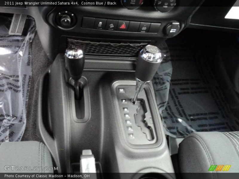 Cosmos Blue / Black 2011 Jeep Wrangler Unlimited Sahara 4x4