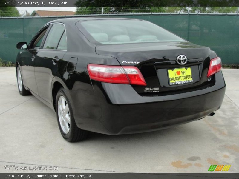 Black / Ash 2007 Toyota Camry LE
