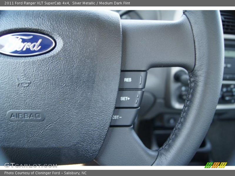 Silver Metallic / Medium Dark Flint 2011 Ford Ranger XLT SuperCab 4x4