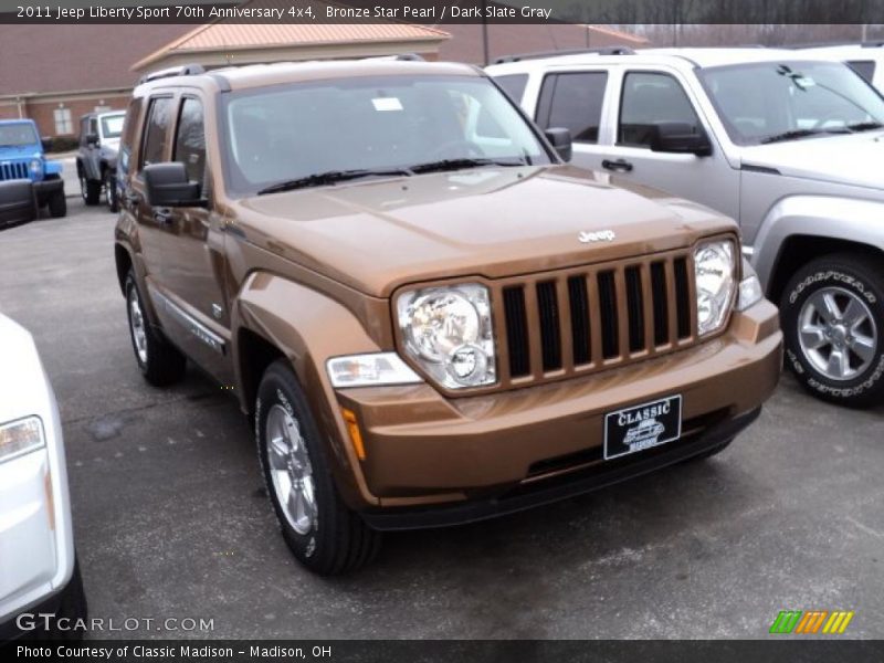 Bronze Star Pearl / Dark Slate Gray 2011 Jeep Liberty Sport 70th Anniversary 4x4