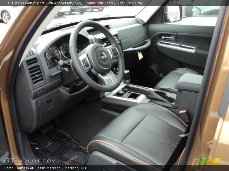  2011 Liberty Sport 70th Anniversary 4x4 Dark Slate Gray Interior
