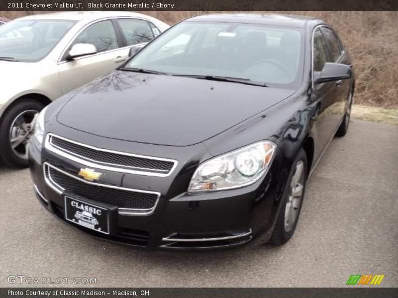 Black Granite Metallic / Ebony 2011 Chevrolet Malibu LT