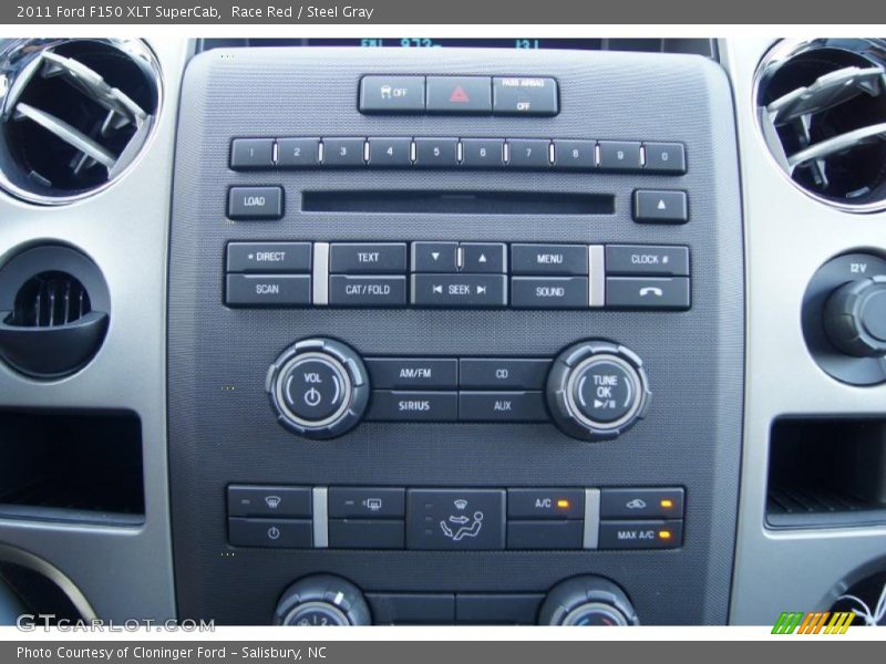 Race Red / Steel Gray 2011 Ford F150 XLT SuperCab