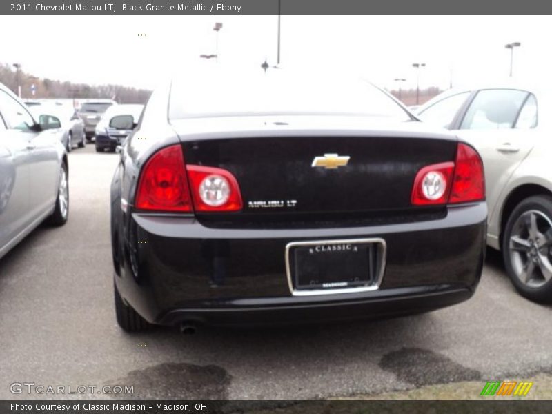 Black Granite Metallic / Ebony 2011 Chevrolet Malibu LT