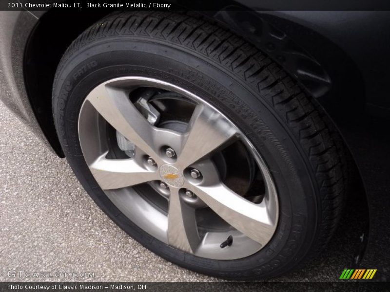 Black Granite Metallic / Ebony 2011 Chevrolet Malibu LT