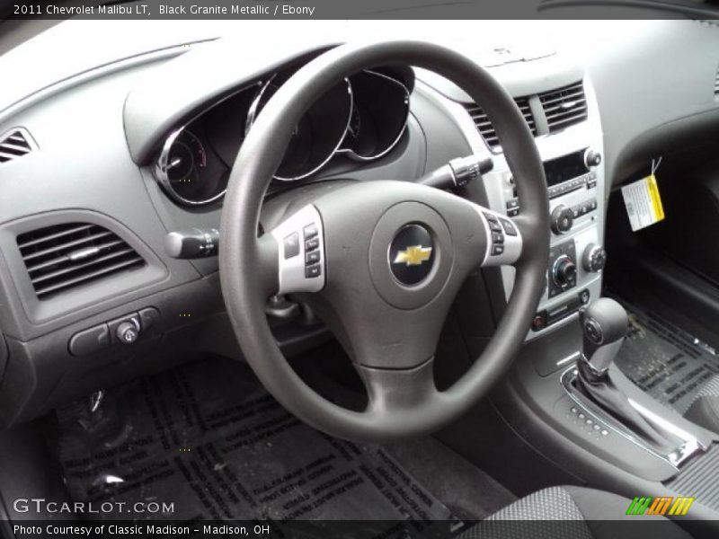 Black Granite Metallic / Ebony 2011 Chevrolet Malibu LT